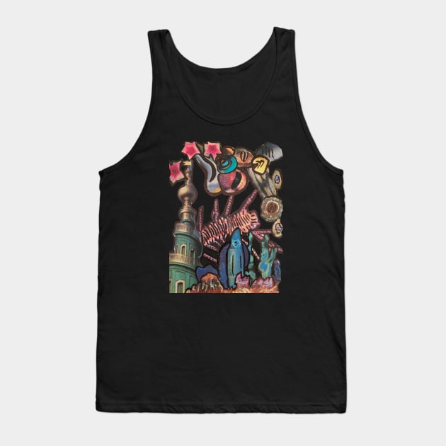 Bright artist Sea monsters Tank Top by Walters Mom